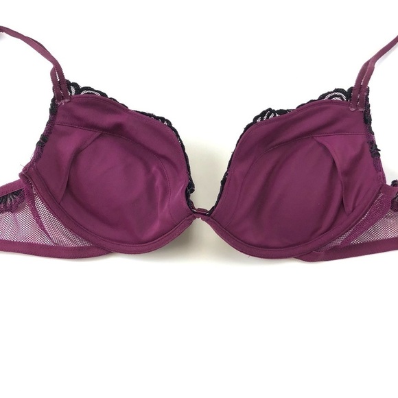 La SENZA Black And Purple Lace Bra - Picture 7 of 7